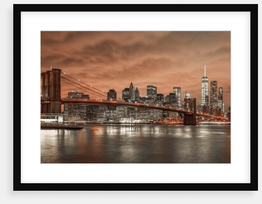 Brooklyn Bridge and Manhattan by Assaf Frank